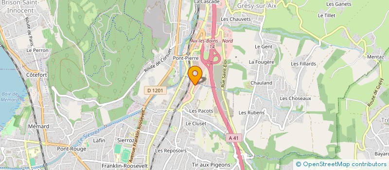 localisation de l'entreprise JOSEPH MENDOLA à AIX-LES-BAINS