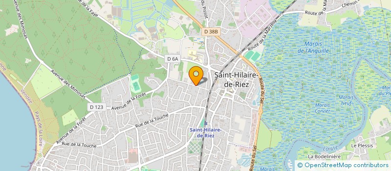 localisation de l'entreprise JOSEPH MORINEAU à SAINT-HILAIRE-DE-RIEZ