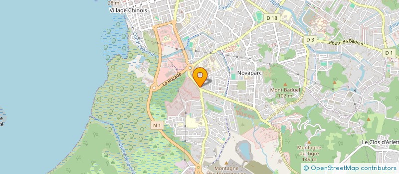 localisation de l'entreprise JOSEPH-PARRIS  CAYENNE