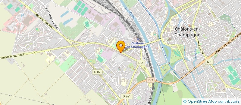 localisation de l'entreprise JOSEPH PERRIER FILS ET COMPAGNIE à CHALONS-EN-CHAMPAGNE
