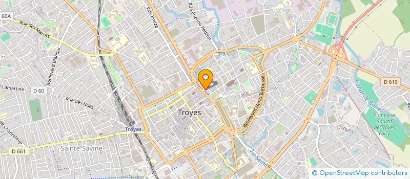localisation de l'entreprise JOSEPHINE à TROYES