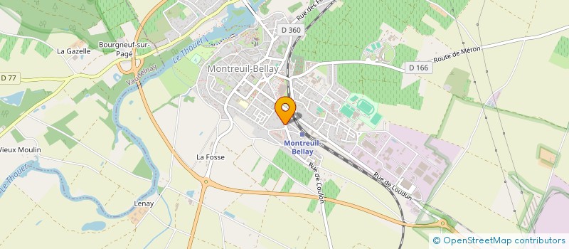 localisation de l'entreprise JOSEPHINE  MONTREUIL-BELLAY