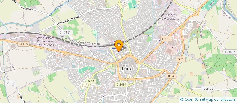 localisation de l'entreprise JOSEPHINE  LUNEL