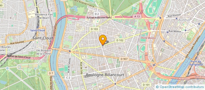 localisation de l'entreprise JOSEPHINE BUSSON SAGE-FEMME à BOULOGNE-BILLANCOURT