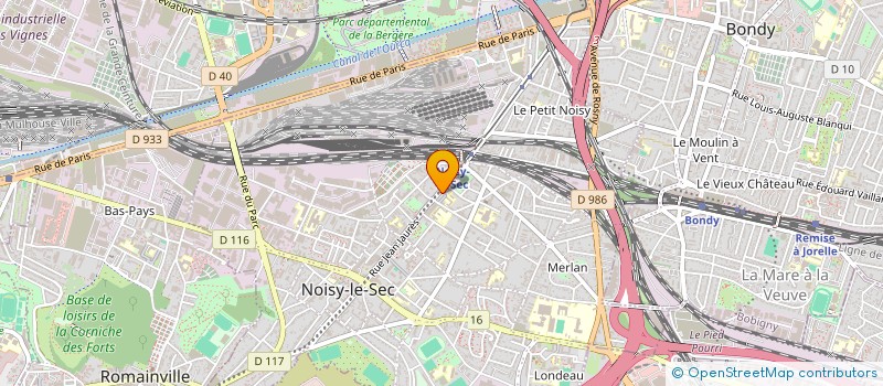 localisation de l'entreprise JOSEPHINE CONFORT CHAUSSURES à NOISY-LE-SEC