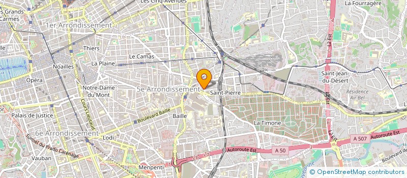 localisation de l'entreprise JOSEPHINE ET QUENTIN LMNP  MARSEILLE