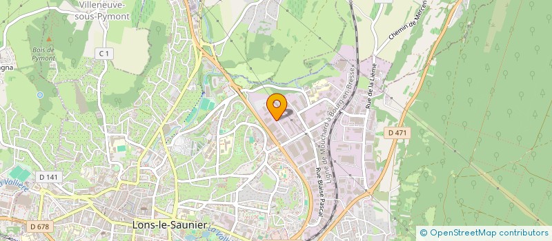 localisation de l'entreprise JOSEPHINE IMMO  LONS-LE-SAUNIER