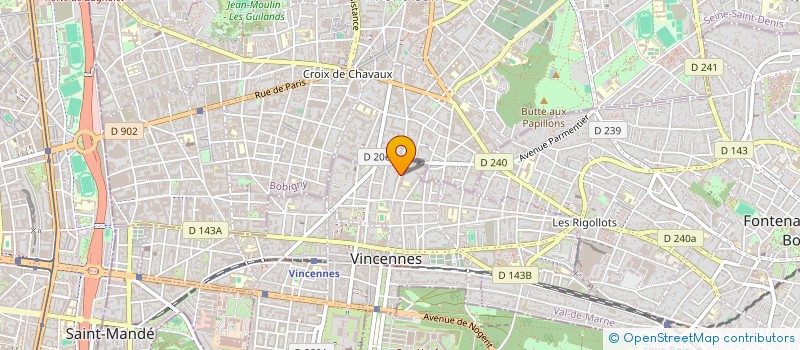 localisation de l'entreprise JOSEPHINE SCHNORR à VINCENNES