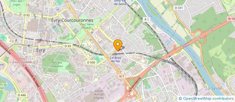 localisation de l'entreprise JOSEPHINE YOLANDE IMMOBILIER à EVRY-COURCOURONNES