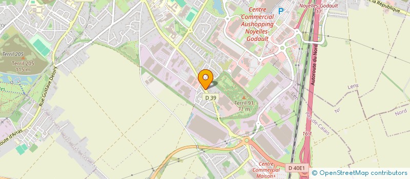 localisation de l'entreprise JOSETRE à HENIN-BEAUMONT