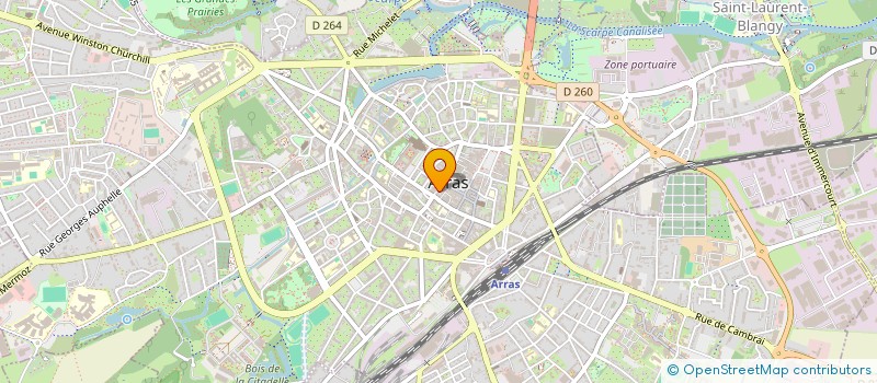 localisation de l'entreprise JOSETTE à ARRAS