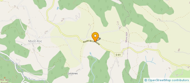 localisation de l'entreprise JOSETTE & MICHEL  MONT-ROC