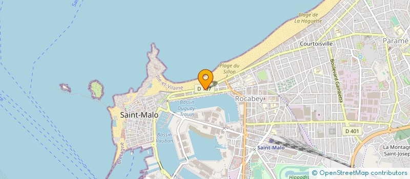 localisation de l'entreprise JOSETTE&TIC à SAINT-MALO