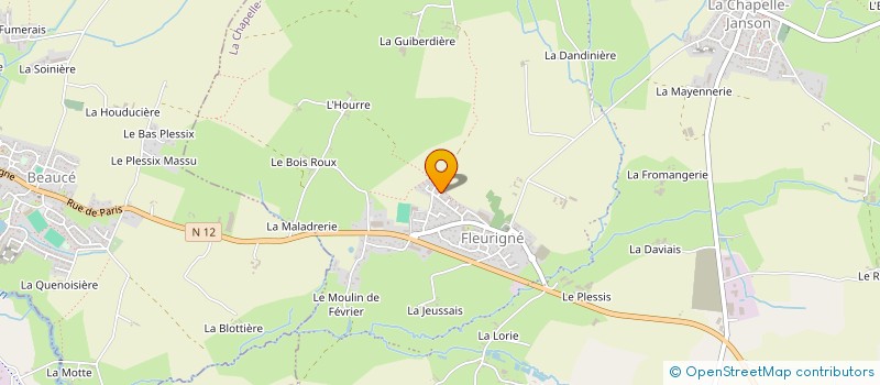 localisation de l'entreprise JOSFAMILY  LA CHAPELLE FLEURIGNE