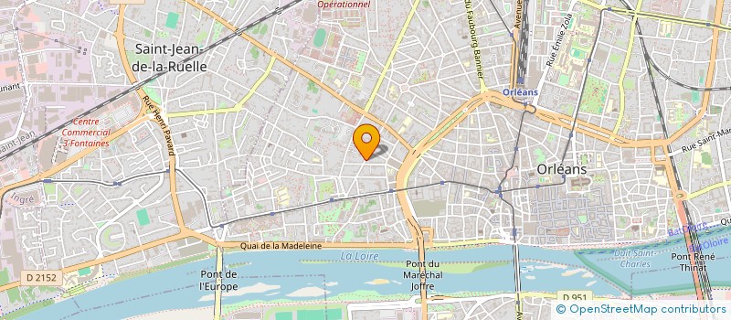 localisation de l'entreprise JOSHUA à ORLEANS