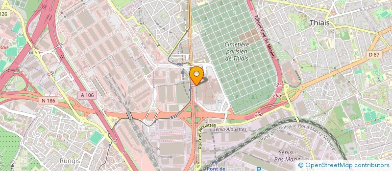 localisation de l'entreprise JOSHUA UEVENS GROUP  THIAIS