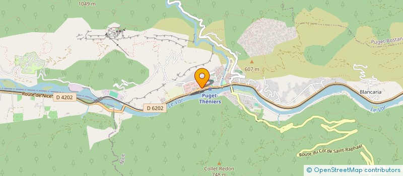 localisation de l'entreprise JOSIA  PUGET-THENIERS