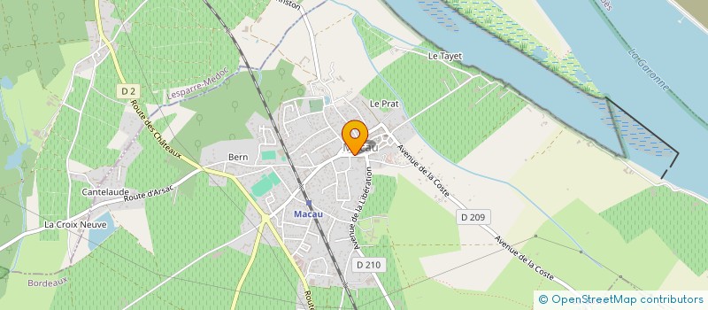 localisation de l'entreprise JOSIANE  MACAU