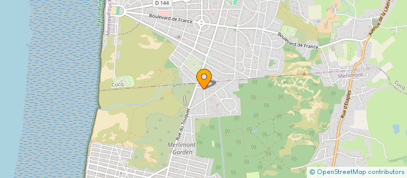 localisation de l'entreprise JOSIANE  MERLIMONT