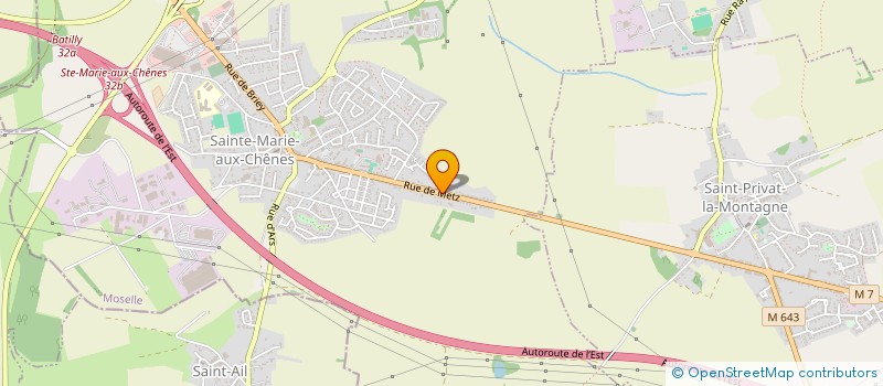 localisation de l'entreprise JOSIM  SAINTE-MARIE-AUX-CHENES