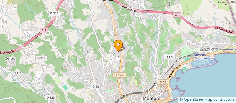 localisation de l'entreprise JOSIMAT à MENTON