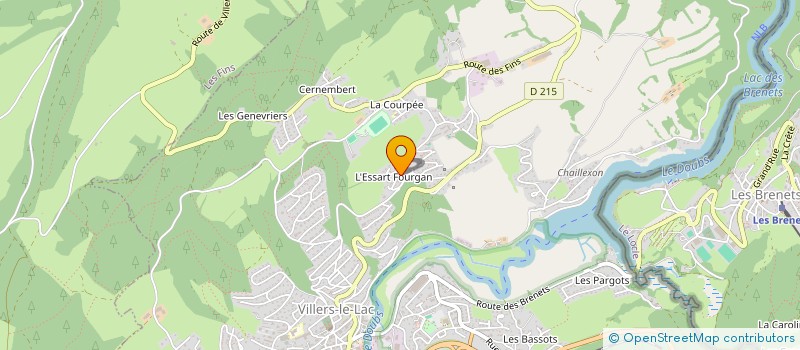 localisation de l'entreprise JOSIPE  VILLERS-LE-LAC