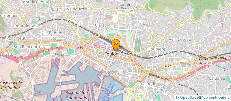 localisation de l'entreprise JOSITHA  TOULON