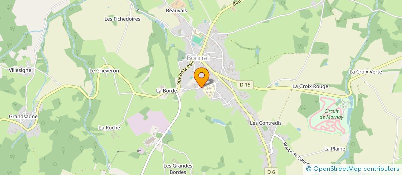 localisation de l'entreprise JOSM  BONNAT