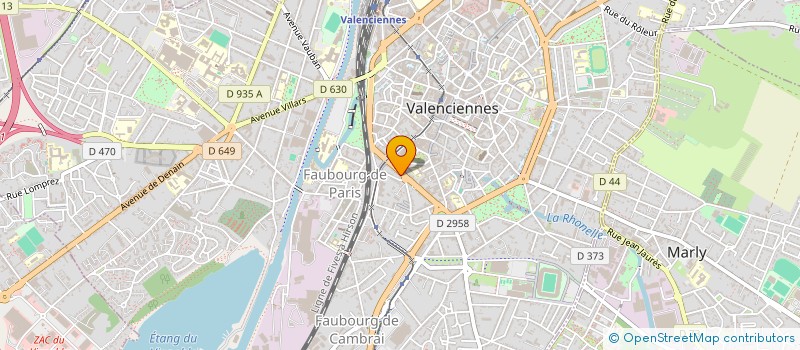 localisation de l'entreprise JOSMAR à VALENCIENNES