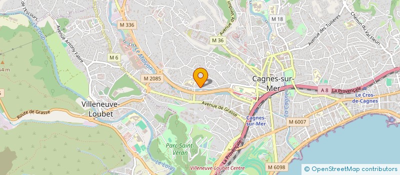 localisation de l'entreprise JOSNATH à CAGNES-SUR-MER