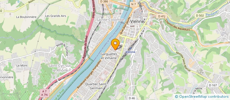 localisation de l'entreprise JOSS  VIENNE