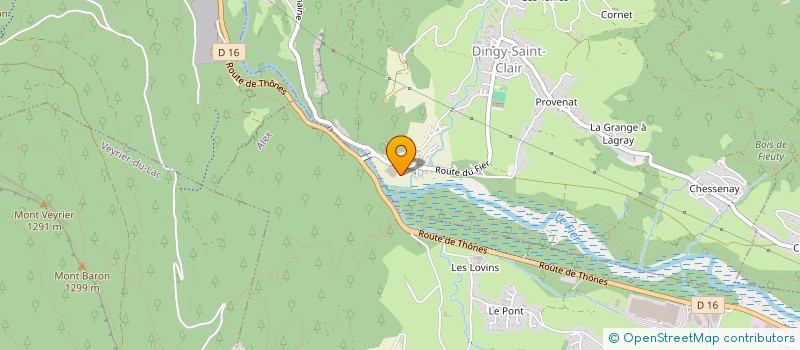 localisation de l'entreprise JOSS  DINGY-SAINT-CLAIR