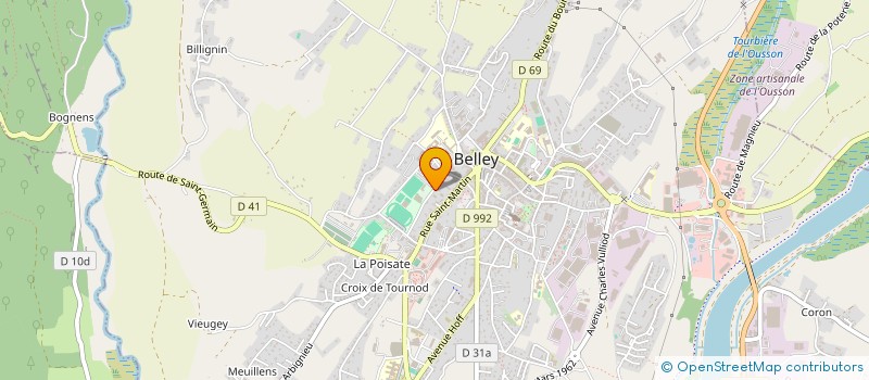 localisation de l'entreprise JOSS à BELLEY