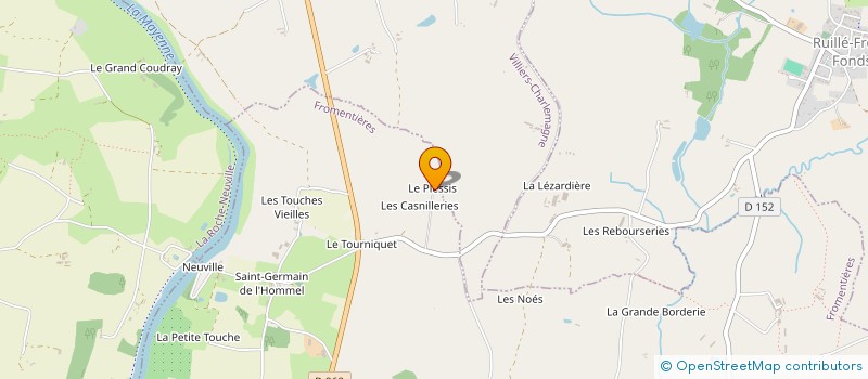 localisation de l'entreprise JOSS HOLDING à CHATEAU-GONTIER-SUR-MAYENNE