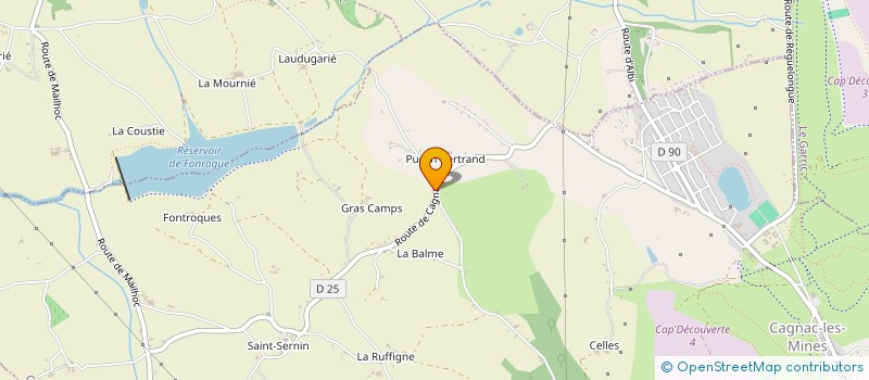 localisation de l'entreprise JOSS'N CO  CAGNAC-LES-MINES