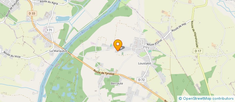 localisation de l'entreprise JOSS SERVICES à PEY