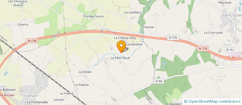 localisation de l'entreprise JOSSAL  TRAMAIN