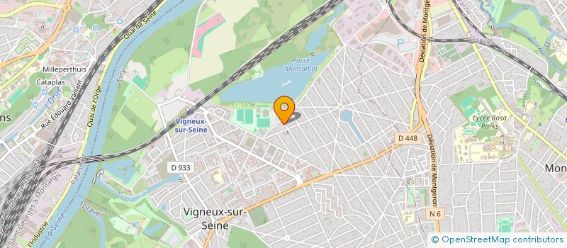 localisation de l'entreprise JOSSAN à VIGNEUX-SUR-SEINE