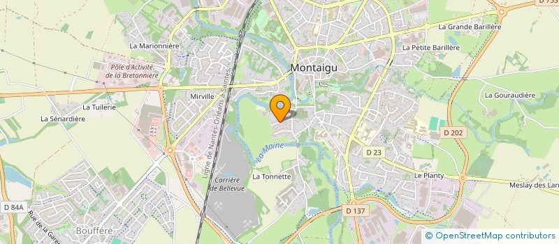 localisation de l'entreprise JOSSE DELUEN à MONTAIGU-VENDEE