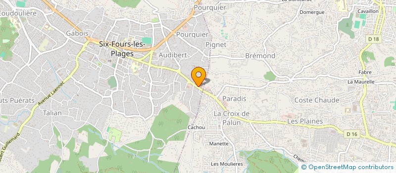localisation de l'entreprise JOSSE EURL à SIX-FOURS-LES-PLAGES