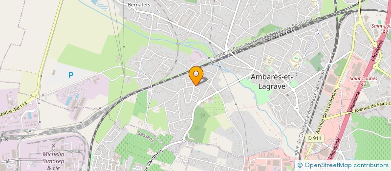 localisation de l'entreprise JOSSEAUME  AMBARES-ET-LAGRAVE