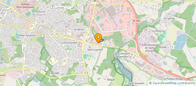 localisation de l'entreprise JOSSELIN PEINTURE à SENE