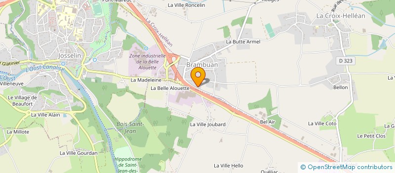 localisation de l'entreprise JOSSELIN PORC ABATTAGE à JOSSELIN