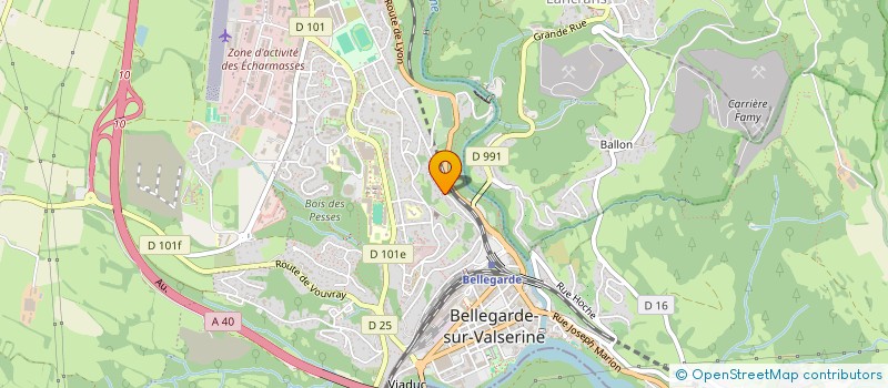 localisation de l'entreprise JOSSERAND/CHERKI à VALSERHONE