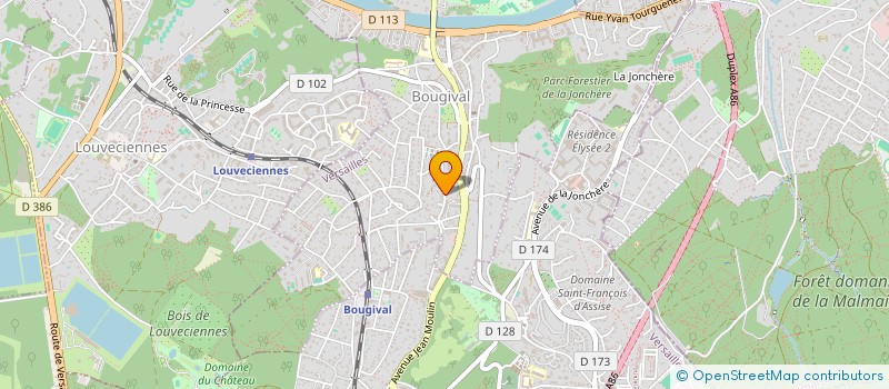 localisation de l'entreprise JOSSET FRERES  BOUGIVAL