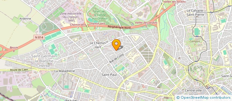 localisation de l'entreprise JOSSET GUITTON à CAEN