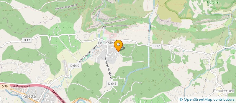localisation de l'entreprise JOSSIM  LE THOLONET