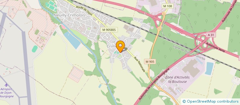 localisation de l'entreprise JOSSOT  NEUILLY-CRIMOLOIS