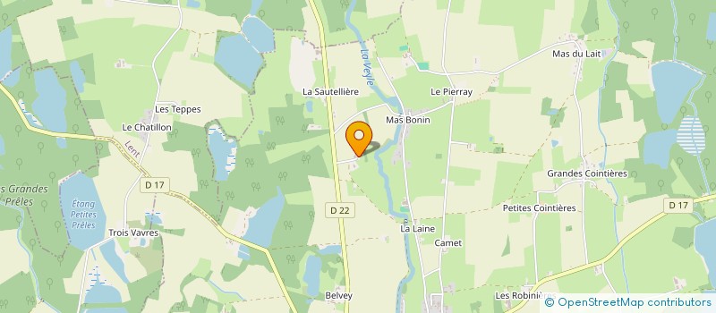 localisation de l'entreprise JOSSTP  DOMPIERRE-SUR-VEYLE