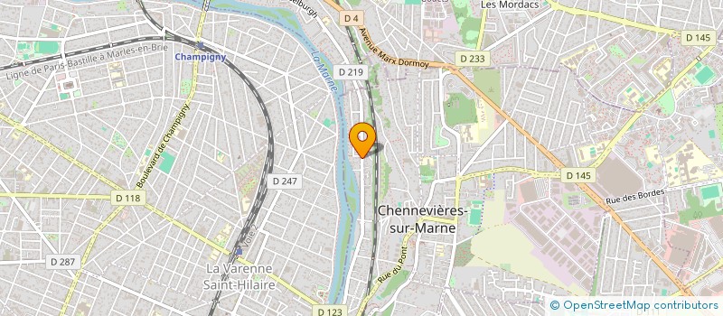 localisation de l'entreprise JOSSYL  CHENNEVIERES-SUR-MARNE